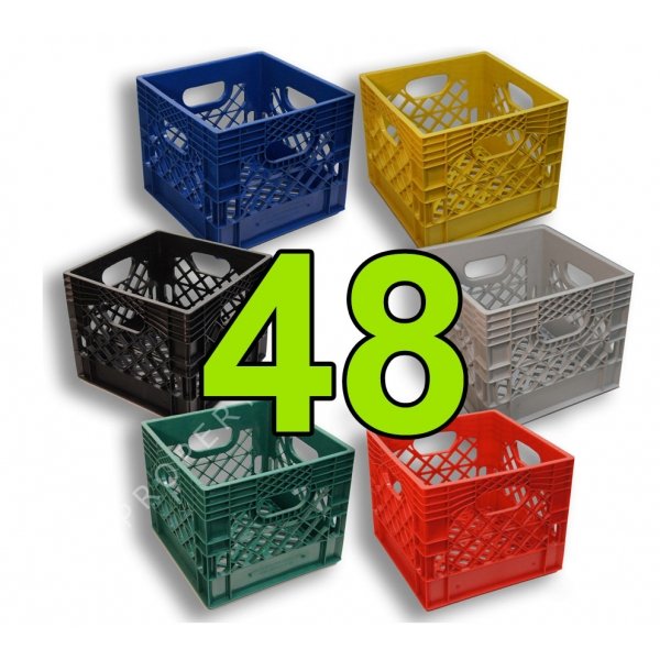 Square Milk Crate - Pallet of 48