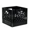 Black Square Milk Crate - Pallet of 96