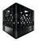 Black Square Milk Crate - Pallet of 96