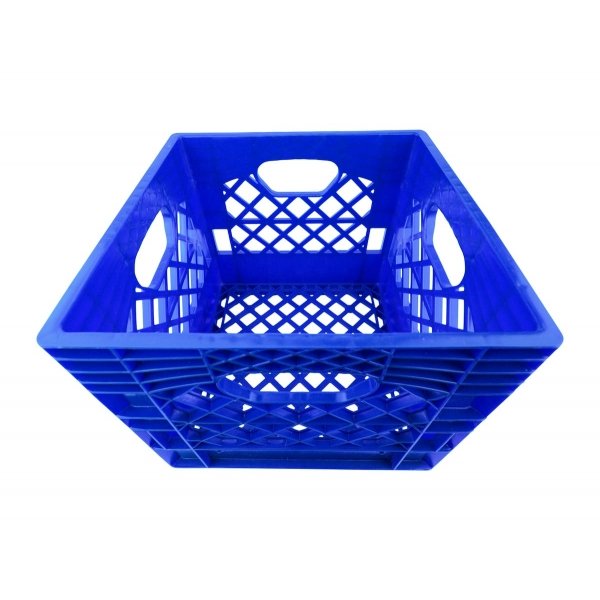 Pallet of 48 Blue Square Milk Crates