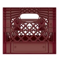 Brown Square Milk Crate