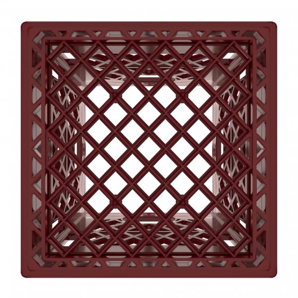 Brown Square Milk Crate