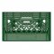 Set of 6 Green Rectangular Milk Crates