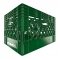 Pallet of 48 Green Rectangular Milk Crates