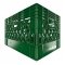 Pallet of 96 Green Rectangular Milk Crates