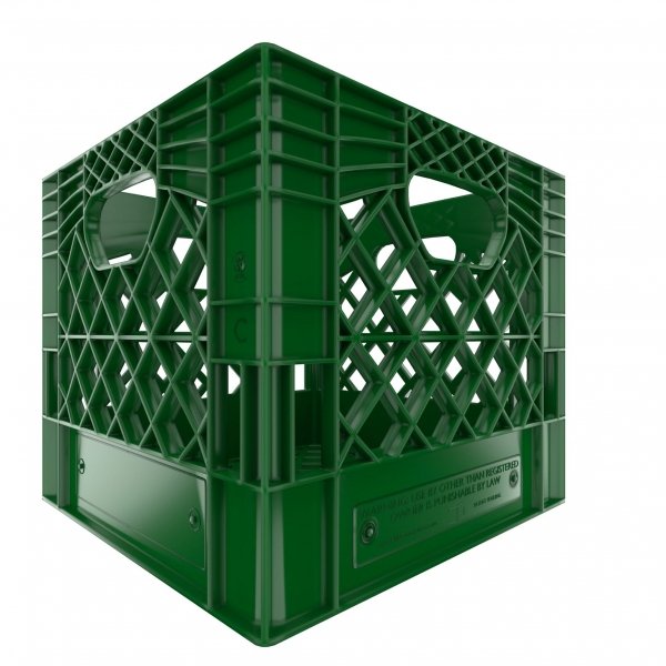 Green Square Milk Crate