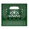 Green Square Milk Crate