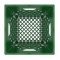 Set of 3 Green Square Milk Crates