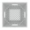 Gray Square Milk Crate