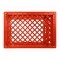 Pallet of 48 Orange Rectangular Milk Crates