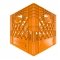 Orange Square Milk Crate