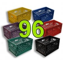 Rectangle Milk Crate (Any Color) - Pallet of 96