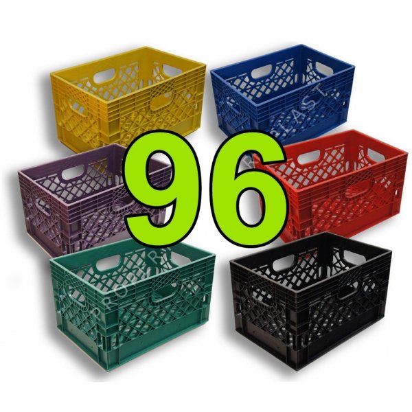 Rectangle Milk Crate (Any Color) - Pallet of 96