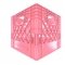 Set of 6 Pink Square Milk Crates