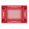 Red Rectangular Milk Crate