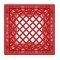 Set of 6 Red Square Milk Crates