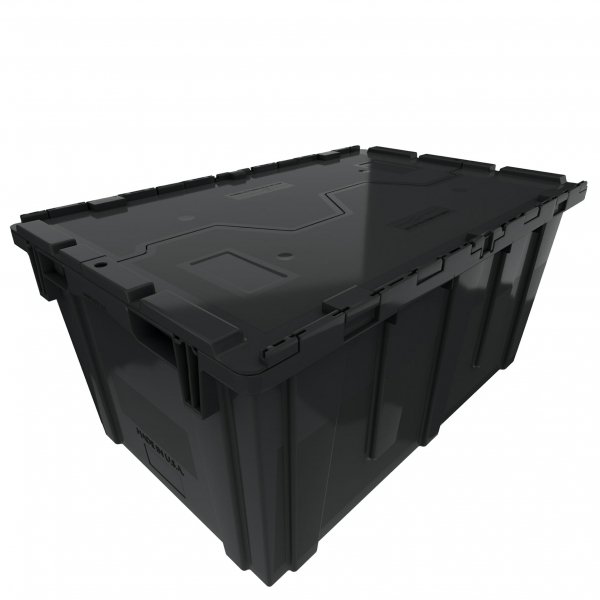 Heavy-Duty XL ATTACHED LID TOTE – PALLET OF 100