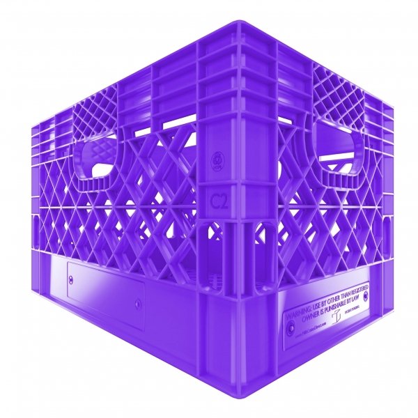 Rectangular Milk Crate 24QT