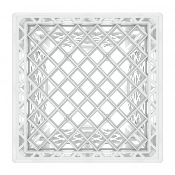 White Square Milk Crate