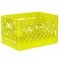 Pallet of 96 Yellow Rectangular Milk Crates