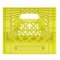 Yellow Square Milk Crate