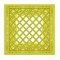 Yellow Square Milk Crate