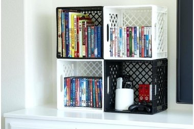 How To Create The Best Milk Crate Shelves