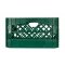 Green Rectangle Milk Crate