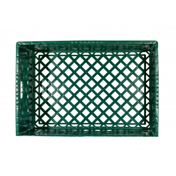 Green Rectangle Milk Crate