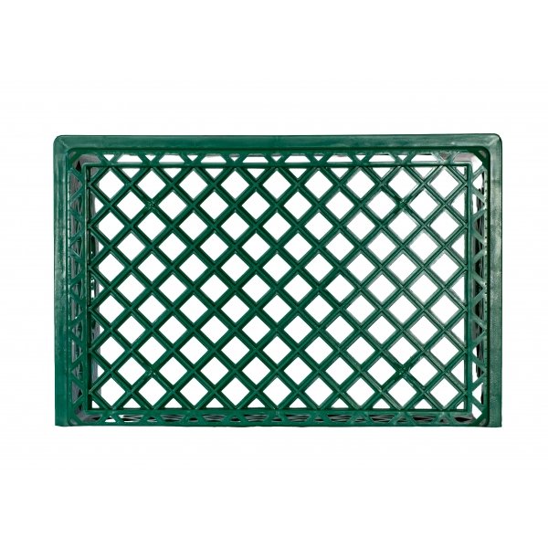 Green Rectangle Milk Crate