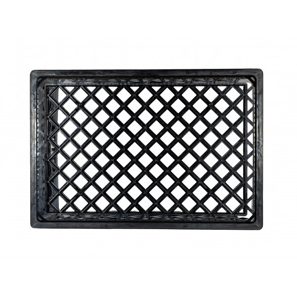 Black Rectangle Milk Crate