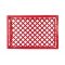 Red Rectangular Milk Crate