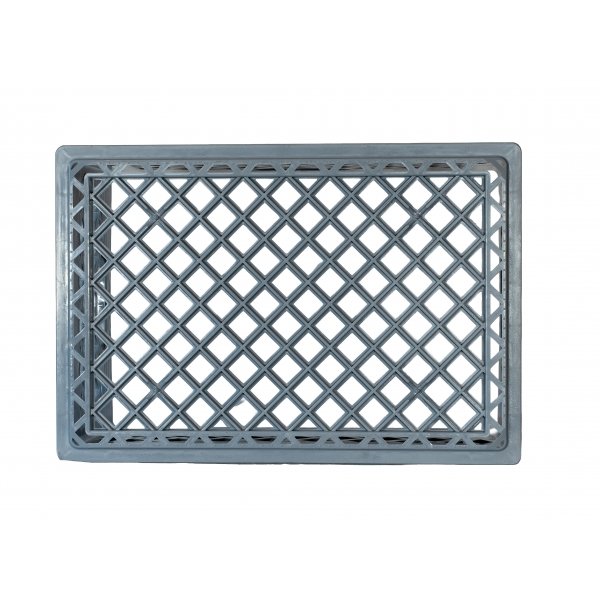 Gray Rectangle Milk Crate