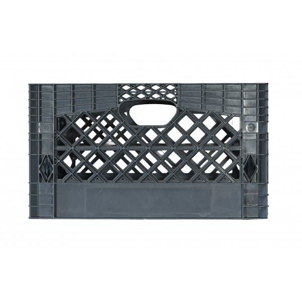Gray Rectangle Milk Crate