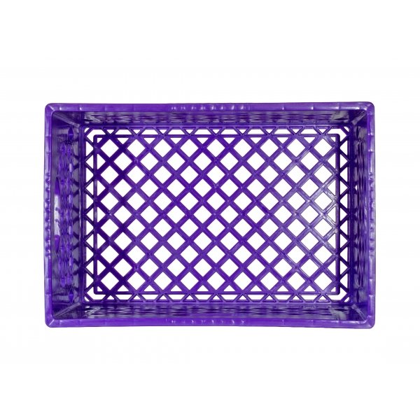 Violet Rectangular Milk Crates