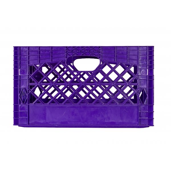 Violet Rectangular Milk Crates