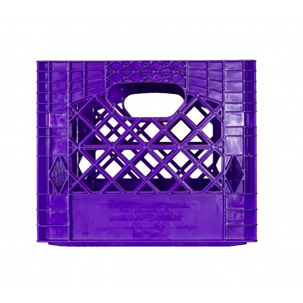 Violet Rectangular Milk Crates
