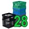 Heavy-Duty Egg Crate 180 - Pallet of 28