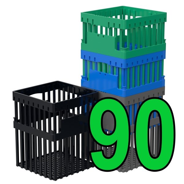 Heavy-Duty Egg Crate 180 – Pallet of 90