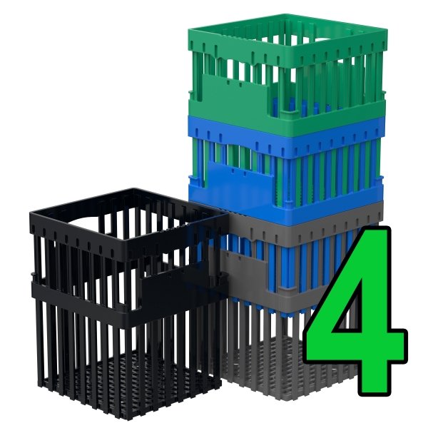 Heavy-Duty Egg Crate 180 – 4 Pack
