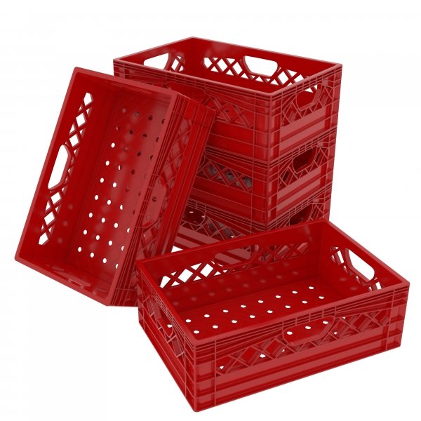 Half Milk Crate - Set of 5
