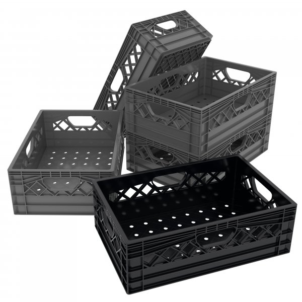 Half Milk Crate - Set of 5