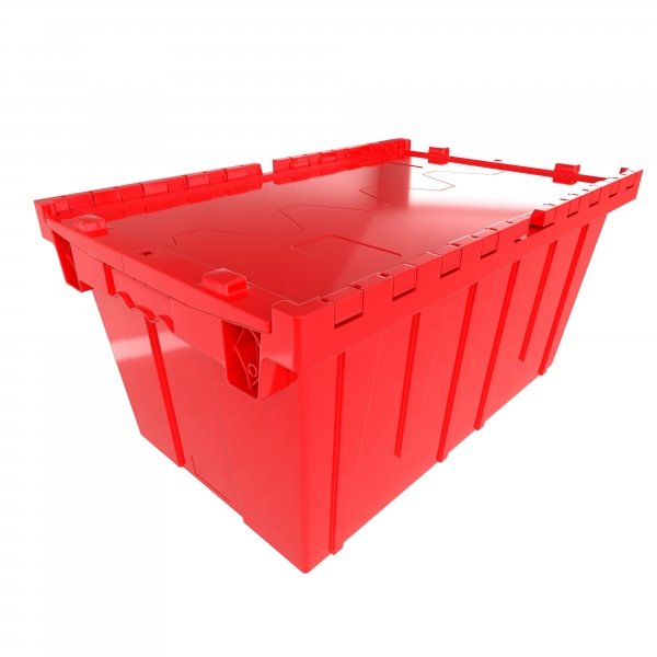 Heavy-Duty Hinged Lid Tote HLT211512 - SET OF 6