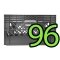 Pallet of 96 Gray Rectangular Milk Crates