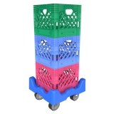 Square Milk Crate Dollies