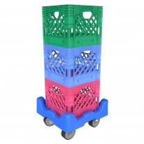 Square Milk Crate Dolly