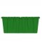 Pallet of 120 Green Heavy-Duty Plastic Totes w. Attached Lid 