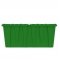 Set of 3 green Heavy-Duty Plastic Totes w. Attached Lid 