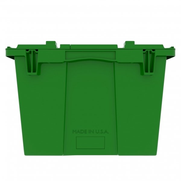 Tote Box - Attached Lid Container - 710x460x368mm - Exporta