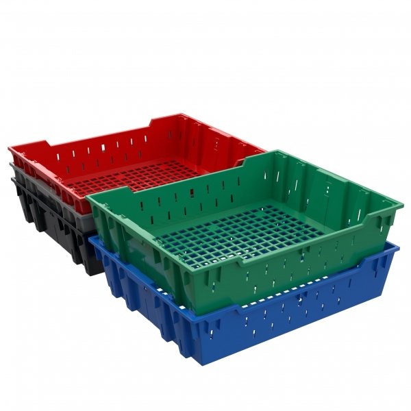 28 x 22 x 7" Stack and Nest Bread Tray - Set of 4